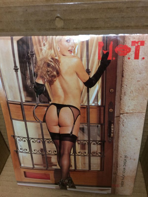 Shirley Of Hollywood 90023 Seamed Stockings Red OS - Image 3