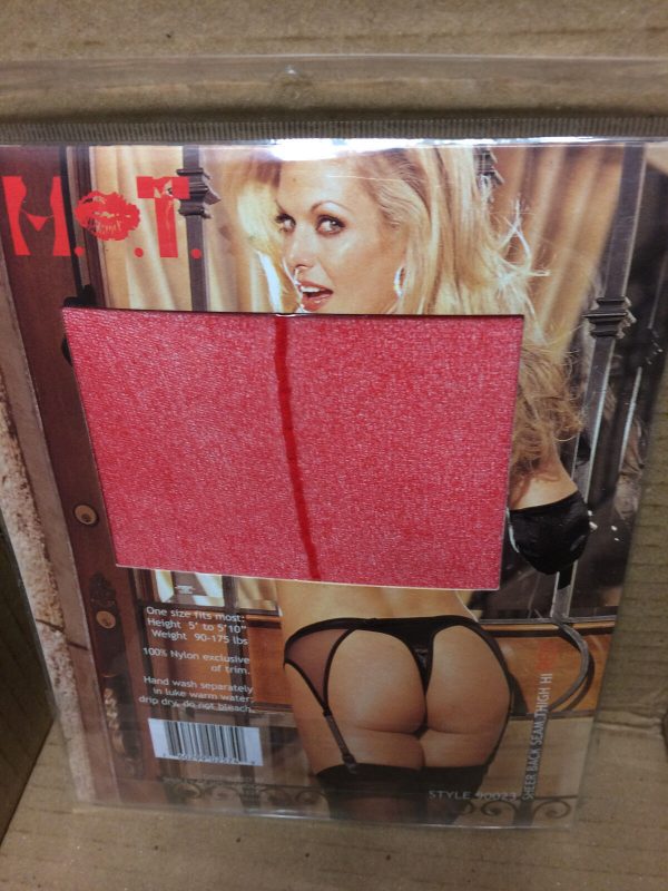 Shirley Of Hollywood 90023 Seamed Stockings Red OS