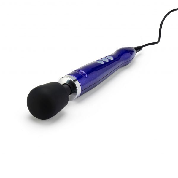 Doxy Die Cast Plug-In Vibe Messager Vibrator Purple - Image 2