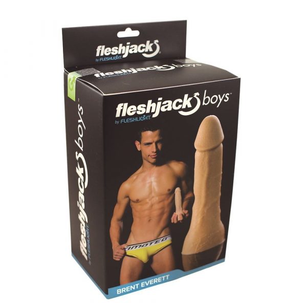 Fleshjack Boys Brent Everett Dildo Real Feel Non Vibrating - Image 2