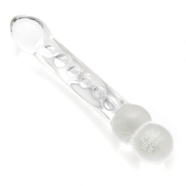 Fifty Shades of Grey Drive Me Crazy Glass Non Vibrating Dildo - Image 3