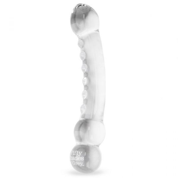 Fifty Shades of Grey Drive Me Crazy Glass Non Vibrating Dildo - Image 2