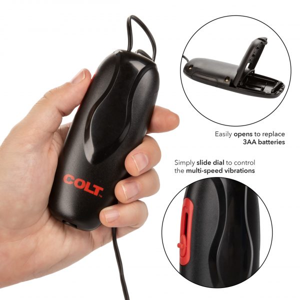 COLT Turbo Bullet Love Egg Vibrator Black - Image 4