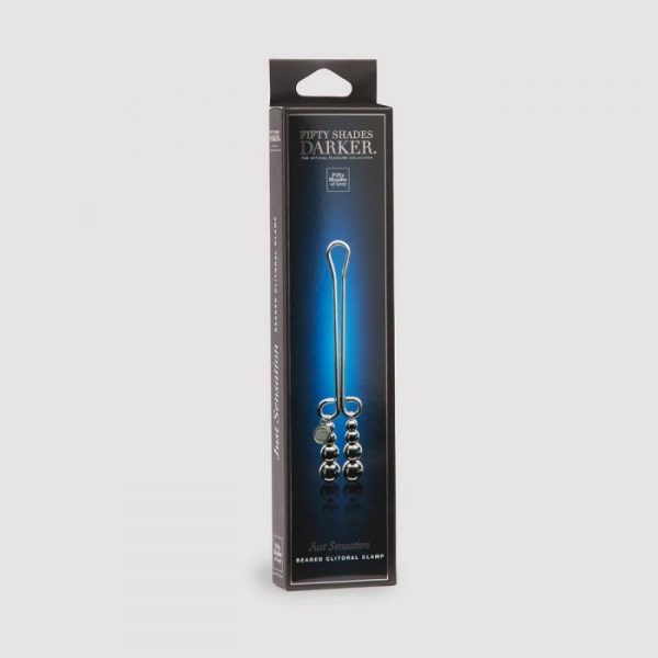 Fifty Shades Darker Just Sensation Beaded Clitoral Clamp - Image 4