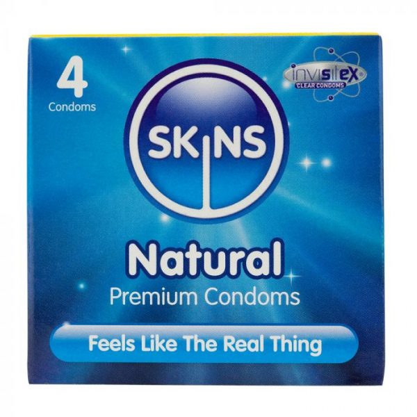 Skins Condoms Natural 4 Pack - Image 3