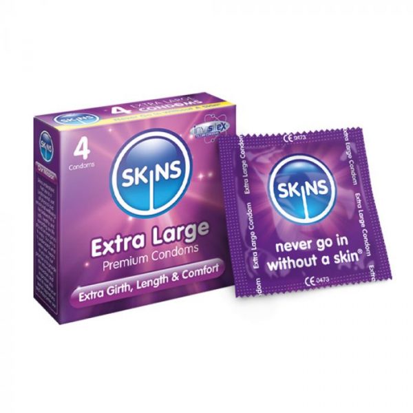 Skins Condoms Extra Large 4 Pack