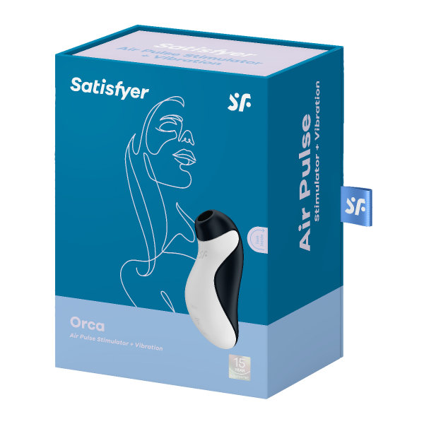 Satisfyer Orca Waterproof Silicone Double Air Pulse Vibrator - Image 4