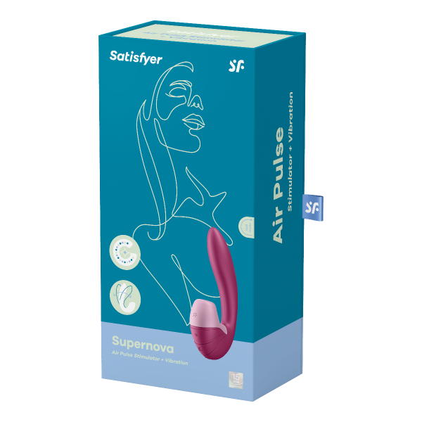 Satisfyer Supernova Rose Waterproof Silicone Vibrator - Image 3