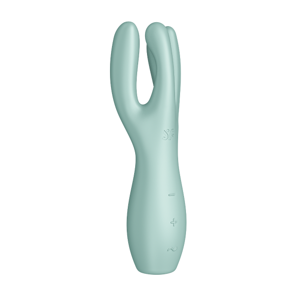 Satisfyer Threesome 3 Soft Silicone Vibe Mint - Image 2