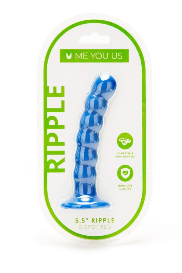 Me You Us 5.5 Inch Silicone Dildo Ripple G Spot Peg - Image 2